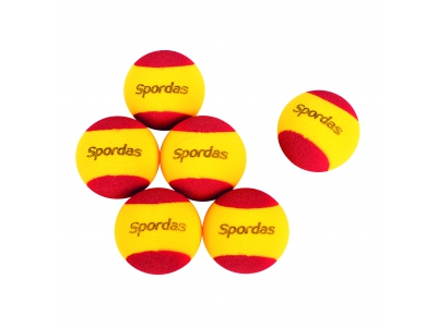 Foam tennisbal, set van 6