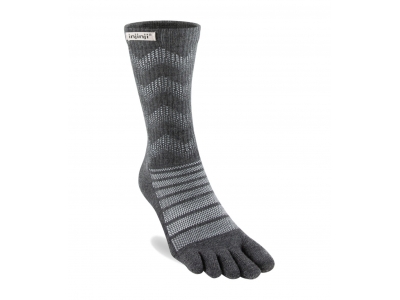 Injinji Teensokken Outdoor Midweight Crew Wool Grijs