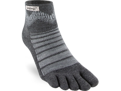 Injinji Teensokken Outdoor Midweight Mini-Crew Wool Grijs