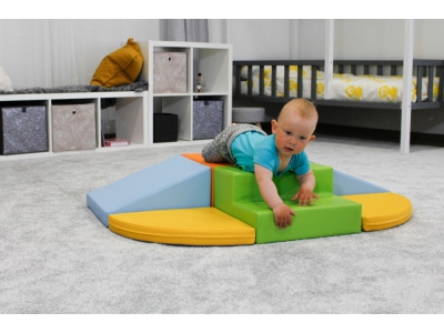  Soft Play foam blokken set 4, 6-delig, lichte kleuren