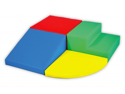 Soft Play foam blokken set 3, 4-delig