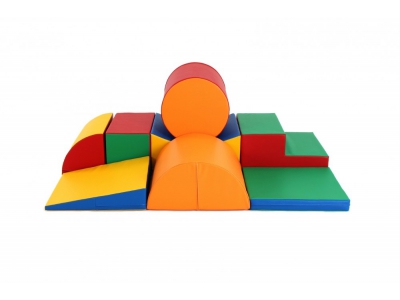 Soft Play foam speelblokken set 11, 8-delig XL