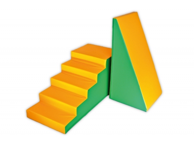 Soft Play foam blokken set 1, helling en trap