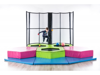 Mini Jump Trampolinepark Kleuters/Peuters, 3 trampolines